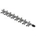 Movoja AQ air aquarium air distributor |8 subject |Continuously regulated |Variants: 2-10 times |Stainless steel |Distributor Air Strom regulator Aquariums 8x connector