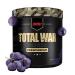 REDCON1 Total War Pre Workout Powder  Grape - Fast Acting Caffeinated Preworkout for Men + Women with Beta Alanine - Contains Citrulline Malate for Increased Pump  Blood Flow (30 Servings)