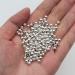 1000 Pieces 4mm Silver Iron Metal Spacer Bead Round Loose Beads - Bulk Pack - Buy Online on GoSupps.com