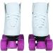 Epic Skates Princess Quad Roller Skates White/Purple Youth 4 - Premium Youth Roller Skates - Buy Online on GoSupps.com