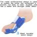 KTROK Bunion Corrector (2 Pcs) - Adjustable Splints for Hallux Valgus Pain Relief - Hammer Toe Separator - Transverse Arch Support - Black - Buy Online on GoSupps.com