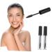 PLAFOPE 4pcs Eyelash Brush Tube Mascara Tube with Wand Black Lid Empty Eyelash Tube Lip Gloss Tubes