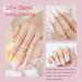 Modelones Gel Nail Polish - 6 Colors Nude Pink Gel Polish Kit White Pastel Light Pink Nail Polish Gel Barely Pink Soak Off U V Gel Nail Starter Kit Popular Nail Art DIY Salon Home Manicure Gifts - Buy Online on GoSupps.com