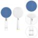 2pcs Facial Cleansing Brush Set - Remove Blackheads & Deep Clean | Electric Face Cleaning Brush Head & Sponge - Blue & White - Buy Online on GoSupps.com