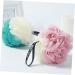 Housoutil Duplicolor 2pcs Large Bath Ball - Soft Mesh Shower Sponge Pouf for Women | Perfect for Relaxing Bath Experience - Buy Online on GoSupps.com