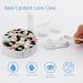 Marble Texture Golden Contact Lens Case Portable Travel Box with Mirror | Stylish & Functional eCommerce - Buy Online on GoSupps.com