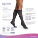 Buy SIGVARIS Women’s Medium Sheer 750 Closed Toe Calf-High Socks 20-30mmHg - Natural Beige - International Shipping Available - Buy Online on GoSupps.com