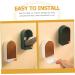 BRIGHTFUFU 2pcs Boxes Soap Drain Box Household The Hips Wall Hanging - Buy Online on GoSupps.com