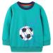Boys Sweatshirt for Kids Dinosaur Jumper Cotton Casual Top Long Sleeve Pullover T-Shirt Toddler Girls Shirts Baby Clothes 1-8 Years 6-7 Years Football