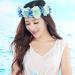 Artificial Hair Bands - Blue Simulation Rose Headband for Party & Wedding Accessories (1 Piece) - Buy Online on GoSupps.com