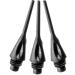 Viper Dart Accessory: Diamond 1/4" Thread Soft Tip Dart Points, Black (500 and 1000 Packs)