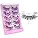 5 Pairs Natural False Eye Lashes 3D Multi-Layer Fake Eyelashes Extension Dense and Fluffy False Eyelash Cluster Naturally Curled False Eyelashes for Women Eye Makeup Type 3 - Buy Online on GoSupps.com