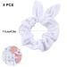Mrriyai White Hair Tie Scrunch - 8 Elastic Ponytail Holders for Women & Girls | Stylish Hair Accessories - Buy Online on GoSupps.com