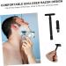 Adjustable Safety Razor for Men - Premium Aluminum Alloy Manual Razor for Beard Grooming | 10.3x4cm Black T-Handle - Buy Online on GoSupps.com