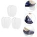 FRCOLOR 3 Pairs Clear High Heel Cushion Inserts - Non-Slip Grip & Comfort Pads for Women | Perfect for Damping & Protection - Buy Online on GoSupps.com