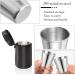Stillwen Stainless Steel Schnapps Cups - 4 Pack 304 Metal Schnapps Glasses with Stackable Design & Leather Bag for Camping Hiking & Picnics (70ml) - Buy Online on GoSupps.com