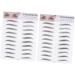 Beavorty 4 pcs 3d eyebrow stickers Imitation Eyebrow Sticker makeup eyebrow tattoo hair like eyebrows False - Buy Online on GoSupps.com