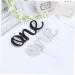 UPKOCH 3pcs One Cupcake Picks Glitter Cupcake Toppers Glitter Cake Toppers Insert Card - Buy Online on GoSupps.com