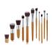 Professional 11piece Bamboo Handle Cosmetic Makeup Brush Set Face Beauty Tools