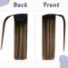 Buy Laavoo Brown Remy Ponytail Extensions - 35cm Dark Brown Balayage Real Hair Braid Extensions (70g) - Premium Quality - Buy Online on GoSupps.com