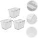 Mipcase Plastic Washing Basket Fridge Food Container 3pcs Fridge Food Drainage Box Convenient Practical Food Sealing Box Kitchen Food Box Vegetables Colanders Strainers - Buy Online on GoSupps.com