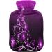 KCL Deci Hot Water Bottle 2L with Cover - Violet Christmas Tree | Foot Warmer Pain Relief & Heat Therapy - Buy Online on GoSupps.com