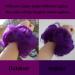 iLUU 2pcs/pack Synthetic Hair Bun Extensions Messy Hairpiece Scrunchies Heat Resistent Resistent Fiber Hair Buns Donut Updo Ponytail for Women (2410# Purple Under Sunshine/Blue when Indoor) #2410-purple blue under different lights - Buy Online on GoSupps.com
