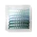 Spiral Hair Ties for Women & Girls High-End Translucent Hair Accessories Durable and Elegant Colorful Bands Telephone Cord Bobbles Premium Quality Crystalline Holders (green line)