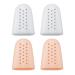 Nuanchu Toe Protectors 2 Pairs Big Protector with Holes Breathable Caps Soft Covers Pain Relief Support Guard Cushions for Missing Ingrown Hammer Toenail Corns Men Women Use Colors M Multicoloured