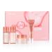 Medicube Glass Skin Glow Collagen Trial Kit | 4 Step with Facial Toner Serum Cream & Peel Off Mask | Achieve Glassy Glow & Firm Skin | Korean Skin Care