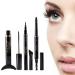 Waterproof Mascara Black Eyelash Mascara Eyeliner and Eyebrow Pencil | Eyeliner and Mascara Set Create Natural-Looking Professional Eye-Makeup Highly Pigmented Instantly Lengthen Eyelashes 06# - Buy Online on GoSupps.com