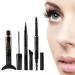 Eyeliner and Mascara Set - Eyeliner Eyebrow Pencil Eye Makeup Set | Eyeliner and Mascara Set Create Natural-Looking Professional Eye-Makeup Highly Pigmented Instantly Lengthen Eyelashes 02#