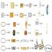 215 PCS Hair Charms Rings Beads Cuffs for Braids | Dreadlock Accessories & Clips - Multicolor - Buy Online on GoSupps.com