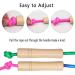 16ft Kids Jump Rope 2 Pack - Adjustable Double Dutch Skipping Rope with Wooden Handle - Rainbow Jumping Rope for Outdoor Fun and School Sports - Buy Online on GoSupps.com