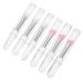 NOLITOY 6pcs Silicone Eye Applicator Brush Makeup Craft Brush Makeup Makeup Applicator Brush for Cream Lip Mask Eyeshadow and Lipstick