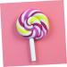FOYTOKI 12 Pieces Pacifier Charms Rainbow Caramel Candy Lollipop DIY Lollipop Candy Lollipop Candy Jelly Candy Clay Pendant Lollipop - Buy Online on GoSupps.com