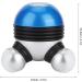 Portable Mini Neck & Body Massage Device - Vibration Massager with LED Light for Relaxation - Perfect for Home Use - Ideal for Head Neck Legs & Back (Blue) - Buy Online on GoSupps.com