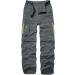 Men's Convertible Stretch Hiking Pants - Quick Dry & Lightweight - Dark Grey, Size 34 - Buy Online on GoSupps.com