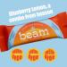 BEAM Blueberry Lemon Crispy Seed Bar | Nut-Free & Gluten-Free | Plant-Based High Fiber Snack (12 Bars) - Buy Online on GoSupps.com