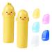 Canzoon toothbrushes etui travel 7 piece toothbrush protective cover toothbrush container set toothbrush travel case for camping travel business trips home school of creative toothbrush cups