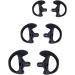 AIRSN Replacement Earmold Earbud Earplug for Motorola Kenwood Two-Way Radio - Black 3 Pair (Small/Medium/Large) - Buy Online on GoSupps.com