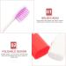 Healvian 5ST Eco-Friendly Charcoal Travel Toothbrush - Reusable Foldable & Extra Soft for On-the-Go Oral Care - Buy Online on GoSupps.com