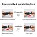 TIKLEAN Men's Electric Shavers Replacement Head - Three Blades Trimmers, Washable, Alternate Floating (Black) - Buy Online on GoSupps.com