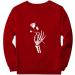 Halloween Costumes Round Neck Casual Long Sleeve Sweatshirt Top Fashion Top Watermelon Red Large - Buy Online on GoSupps.com