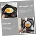 MAGICLULU Mini Omelet Pan Mini Frying Pan Egg Frying Pan Resistant to Burning Frying Pan Kitchen Frying Pan Household Cooking Utensils Rice Non Stick Pan Earth Cast Iron - Buy Online on GoSupps.com