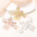 Unicra Rose Gold Bridal Hair Comb - Sparkly Crystal Leaf Wedding Accessory for Women and Girls - Buy Online on GoSupps.com