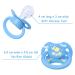 Buy LittleForBig Large Shield Pacifier II - Adult Size Little Elephants Pattern Blue | International Shipping Available - Buy Online on GoSupps.com