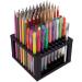 Foraineam 4-Pack 96 Holes Pencil & Brush Holder - Plastic Desk Organizer Stand Holder for Pencils Pens Paint Brushes Modeling Tools Office & Art Supplies - Buy Online on GoSupps.com