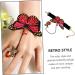 COHEALI 1pc Butterfly Ring Bracelet Rings for Teen Girls Wrist Chain Wristband with Finger Ring Jewelry Miss - Buy Online on GoSupps.com