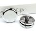 Round Black & White Elephant Print Pill Box | 3-Compartment Portable Medicine Organizer | Stylish Metal Pocket Pill Case - Buy Online on GoSupps.com